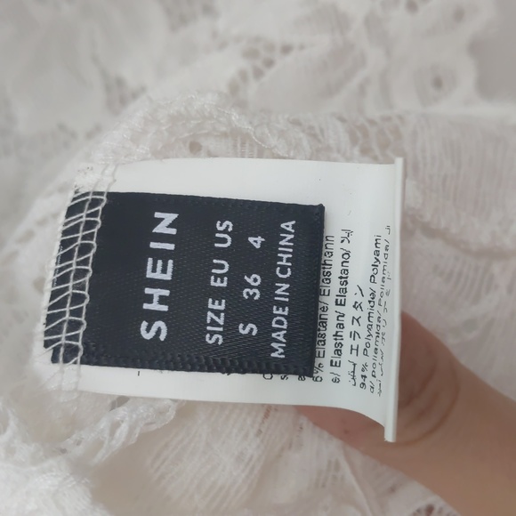 Lace cropped tee - Picture 3 of 3